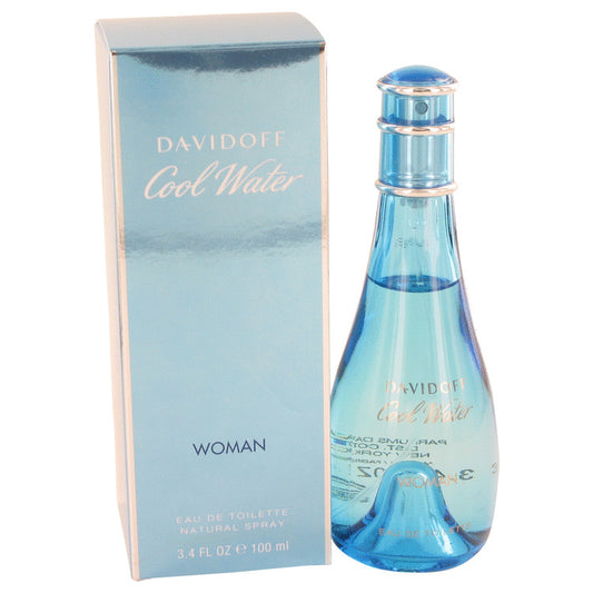 COOL WATER by Davidoff Eau De Toilette Spray 3.4 oz for Women - Fragrance Spice
