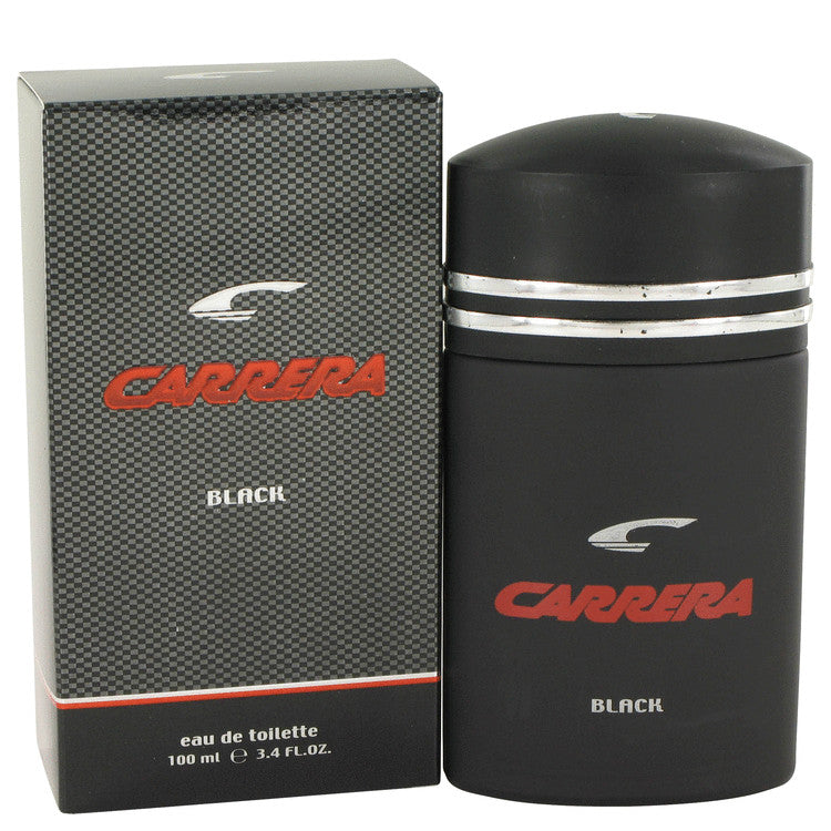 Carrera Black by Muelhens Eau De Toilette Spray 3.4 oz for Men - Fragrance Spice