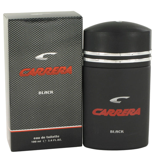 Carrera Black by Muelhens Eau De Toilette Spray 3.4 oz for Men - Fragrance Spice