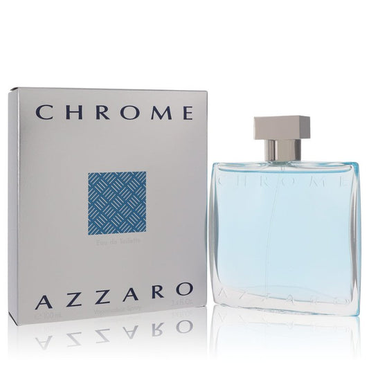 Chrome by Azzaro Eau De Parfum Spray 3.4 oz for Men - Fragrance Spice