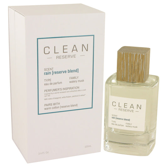 Clean Rain Reserve Blend by Clean Eau De Parfum Spray 3.4 oz for Women - Fragrance Spice