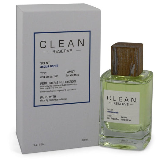 Clean Reserve Acqua Neroli by Clean Eau De Parfum Spray 3.4 oz for Women - Fragrance Spice