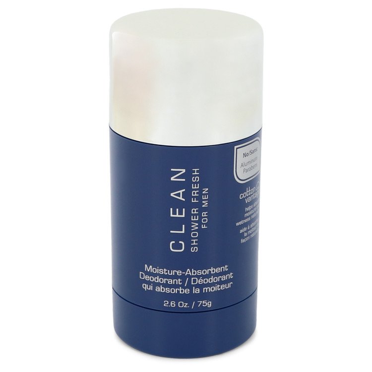 Clean Shower Fresh by Clean Deodorant Stick 2.6 oz for Men - Fragrance Spice