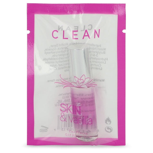Clean Skin and Vanilla by Clean Mini Eau Frachie .17 oz for Women - Fragrance Spice