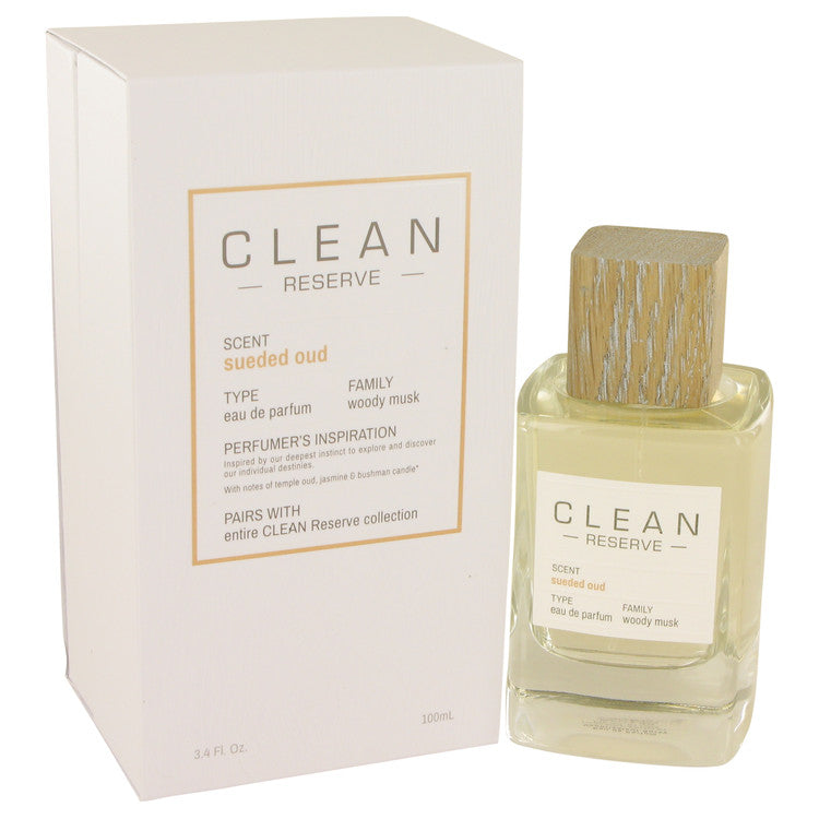 Clean Sueded Oud by Clean Eau De Parfum Spray 3.4 oz for Women - Fragrance Spice