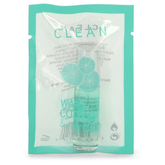 Clean Warm Cotton & Mandarine by Clean Mini Eau Fraichie Spray .17 oz for Women - Fragrance Spice