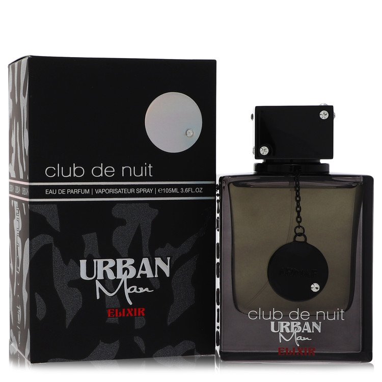 Club De Nuit Urban Man Elixir by Armaf Eau De Parfum Spray 3.6 oz for Men - Fragrance Spice