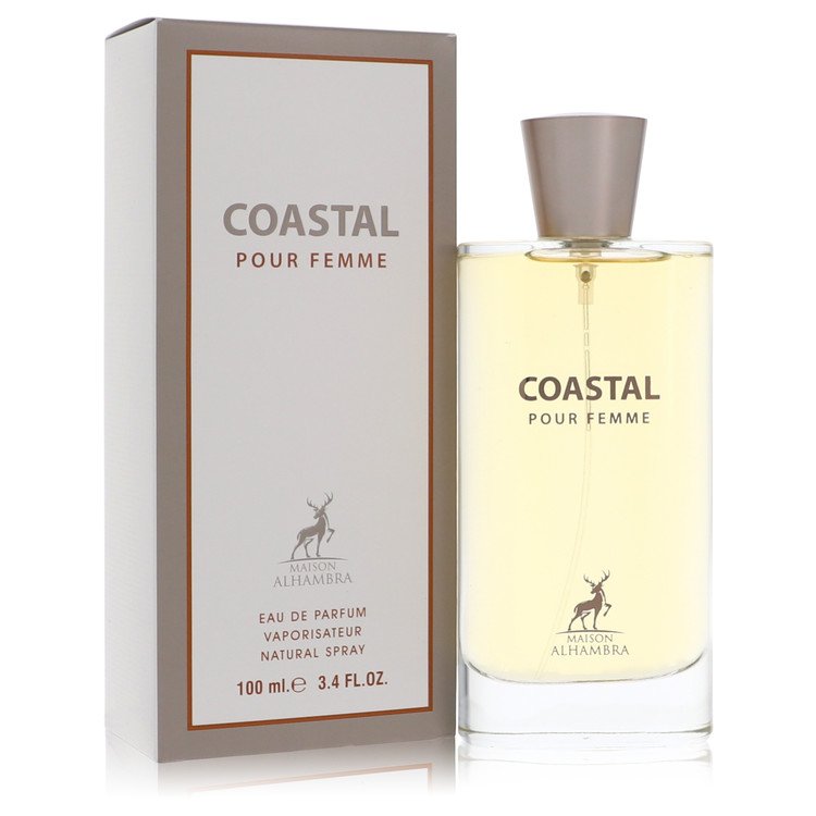 Coastal Pour Femme by Maison Alhambra Eau De Parfum Spray 3.4 oz for Women - Fragrance Spice