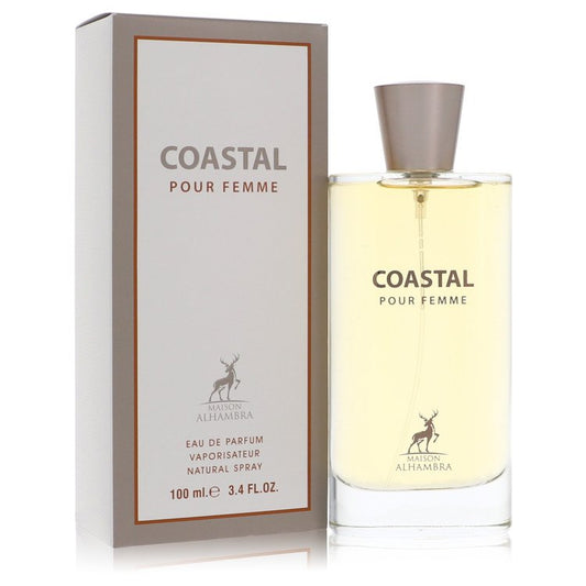 Coastal Pour Femme by Maison Alhambra Eau De Parfum Spray 3.4 oz for Women - Fragrance Spice