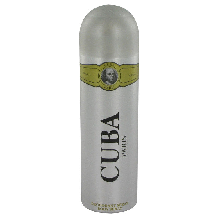 Cuba Gold by Fragluxe Deodorant Spray (unboxed) 6.7 oz for Men - Fragrance Spice