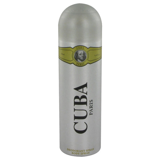 Cuba Gold by Fragluxe Deodorant Spray (unboxed) 6.7 oz for Men - Fragrance Spice