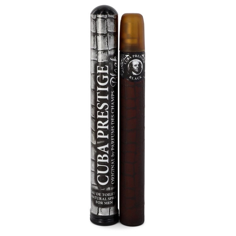 Cuba Prestige Black by Fragluxe Eau De Toilette Spray 1.17 oz for Men - Fragrance Spice
