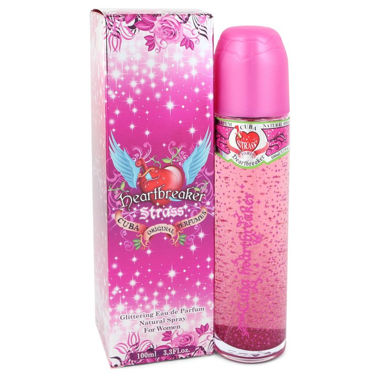 Cuba Strass Heartbreaker by Fragluxe Eau De Parfum Spray 3.4 oz for Women - Fragrance Spice