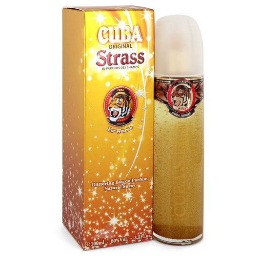 Cuba Strass Tiger by Fragluxe Eau De Parfum Spray 3.4 oz for Women - Fragrance Spice