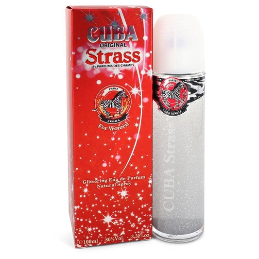 Cuba Strass Zebra by Fragluxe Eau De Parfum Spray 3.4 oz for Women - Fragrance Spice