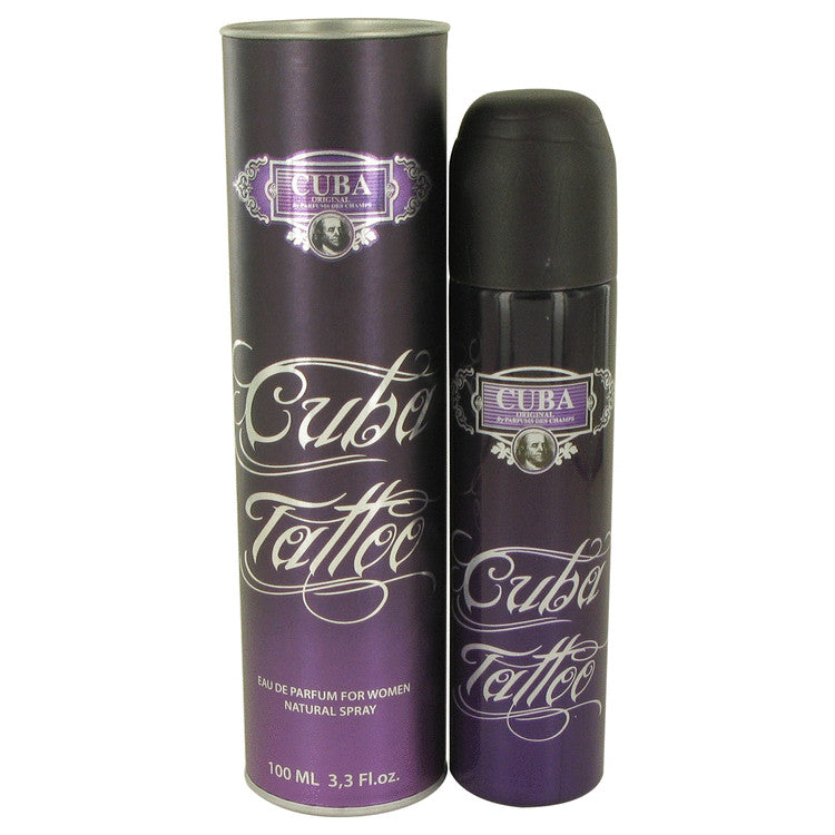 Cuba Tattoo by Fragluxe Eau De Parfum Spray 3.4 oz for Women - Fragrance Spice