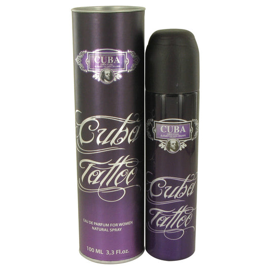 Cuba Tattoo by Fragluxe Eau De Parfum Spray 3.4 oz for Women - Fragrance Spice