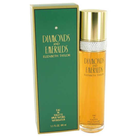 DIAMONDS & EMERALDS by Elizabeth Taylor Eau De Toilette Spray 3.3 oz for Women - Fragrance Spice
