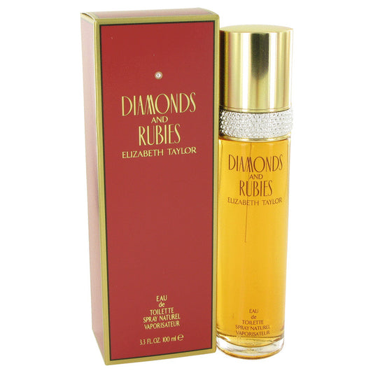DIAMONDS & RUBIES by Elizabeth Taylor Eau De Toilette Spray 3.4 oz for Women - Fragrance Spice