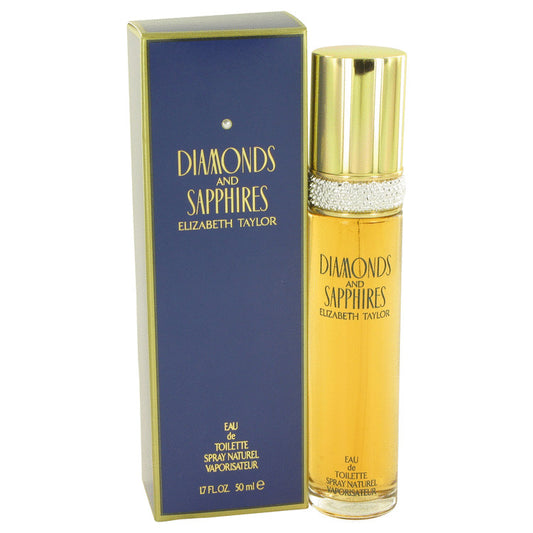 DIAMONDS & SAPHIRES by Elizabeth Taylor Eau De Toilette Spray 1.7 oz for Women - Fragrance Spice