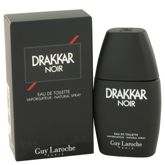 DRAKKAR NOIR by Guy Laroche Eau De Toilette Spray 1 oz for Men - Fragrance Spice