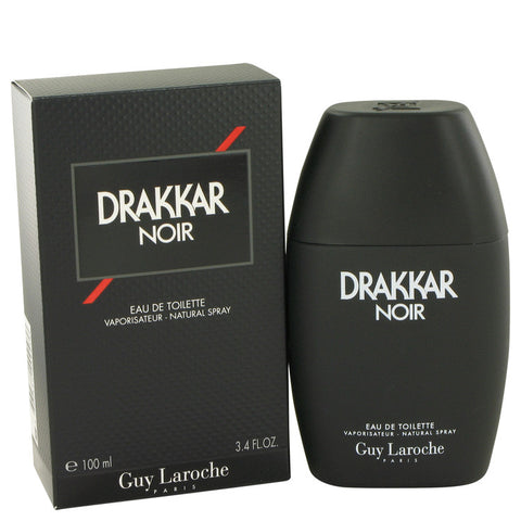 DRAKKAR NOIR by Guy Laroche Eau De Toilette Spray 3.4 oz for Men - Fragrance Spice