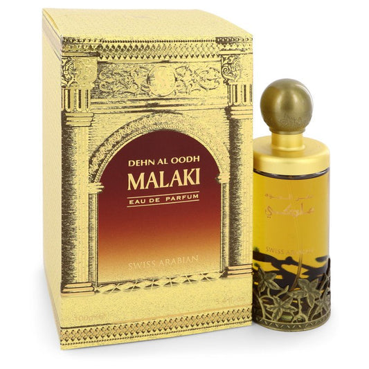 Dehn El Oud Malaki by Swiss Arabian Eau De Parfum Spray 3.4 oz for Men - Fragrance Spice
