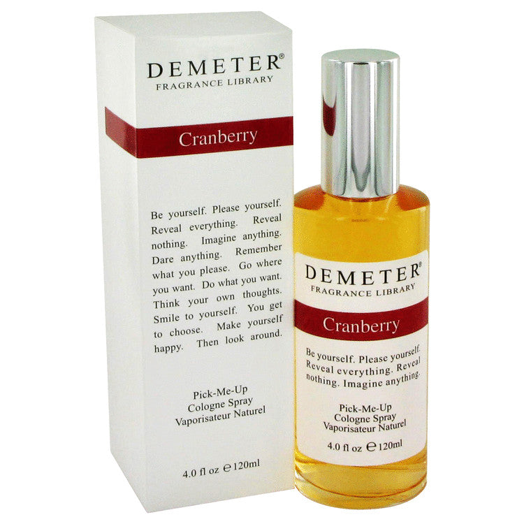 Demeter by Demeter Cranberry Cologne Spray 4 oz - Fragrance Spice