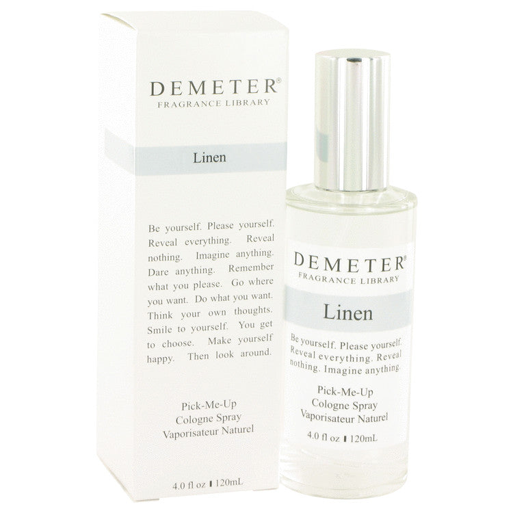Demeter by Demeter Linen Cologne Spray 4 oz - Fragrance Spice