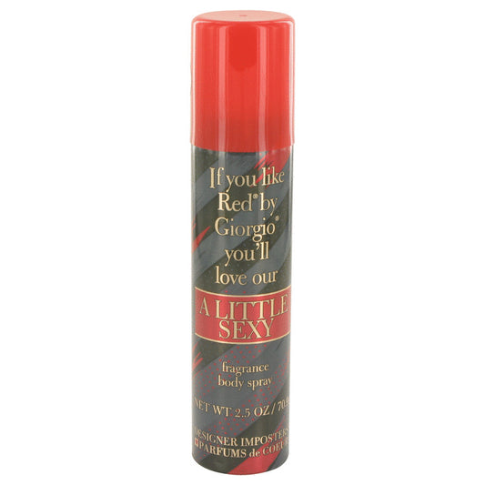 Designer Imposters A Little Sexy by Parfums De Coeur Body Spray 2.5 oz for Women - Fragrance Spice
