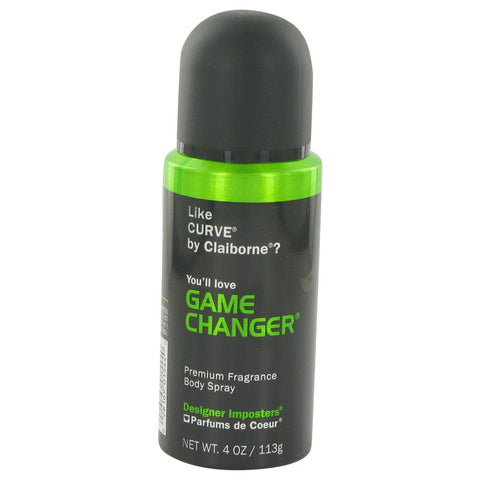 Designer Imposters Game Changer by Parfums De Coeur Body Spray 4 oz for Men - Fragrance Spice