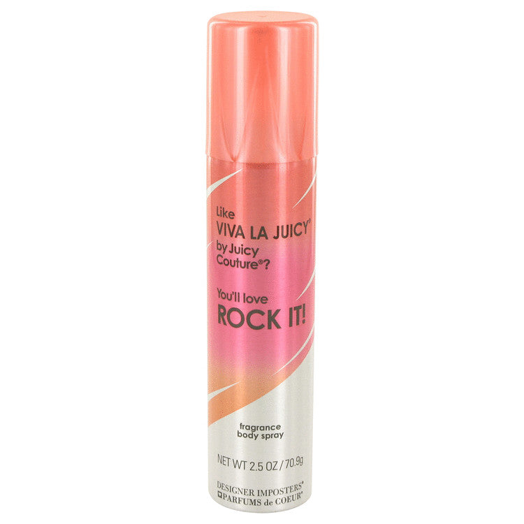 Designer Imposters Rock It! by Parfums De Coeur Body Spray 2.5 oz for Women - Fragrance Spice