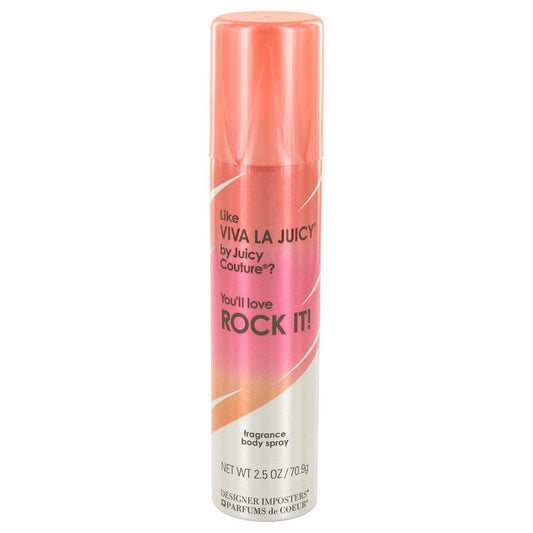 Designer Imposters Rock It! by Parfums De Coeur Body Spray 2.5 oz for Women - Fragrance Spice