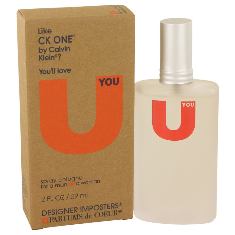 Designer Imposters U You by Parfums De Coeur Cologne Spray (Unisex) 2 oz for Women - Fragrance Spice
