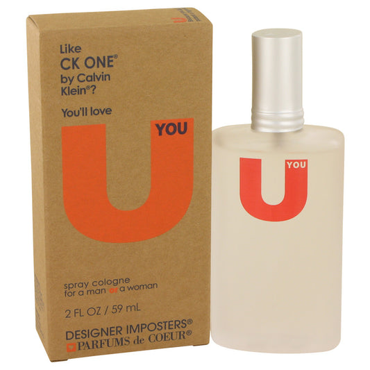 Designer Imposters U You by Parfums De Coeur Cologne Spray (Unisex) 2 oz for Women - Fragrance Spice