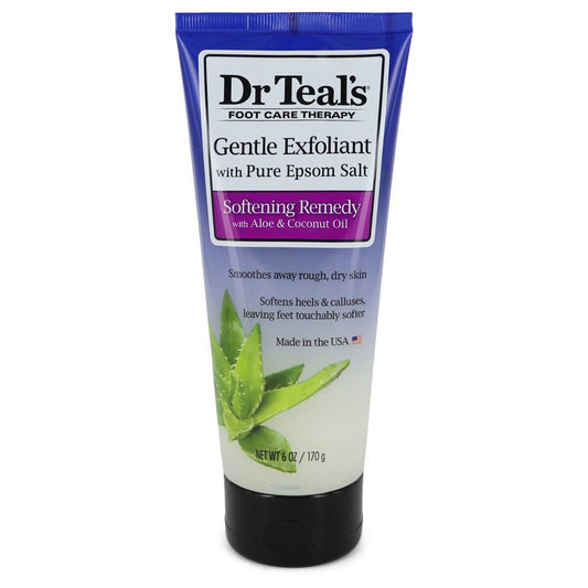 Dr Teal's Gentle Exfoliant With Pure Epson Salt by Dr Teal's Gentle Exfoliant with Pure Epsom Salt Softening Remedy with Aloe & Coconut Oil (Unisex) 6 oz for Women - Fragrance Spice