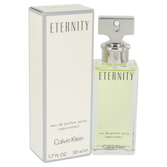 ETERNITY by Calvin Klein Eau De Parfum Spray 1.7 oz for Women - Fragrance Spice