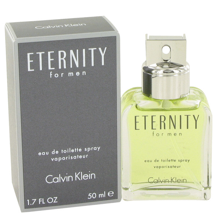 ETERNITY by Calvin Klein Eau De Toilette Spray 1.7 oz for Men - Fragrance Spice