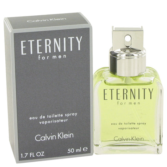 ETERNITY by Calvin Klein Eau De Toilette Spray 1.7 oz for Men - Fragrance Spice