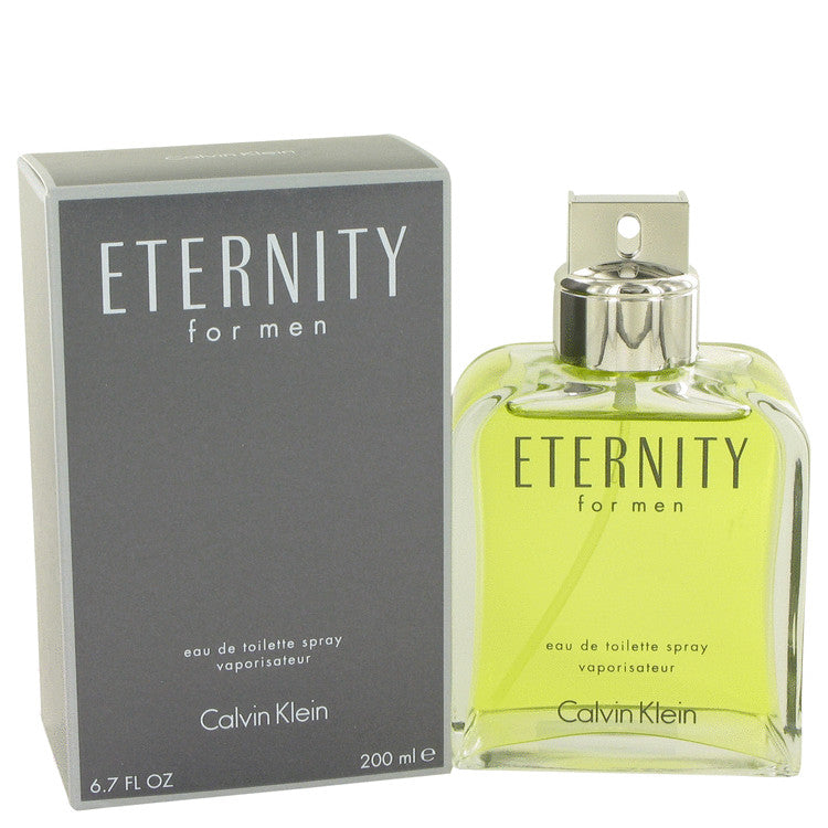 ETERNITY by Calvin Klein Eau De Toilette Spray 6.7 oz for Men - Fragrance Spice