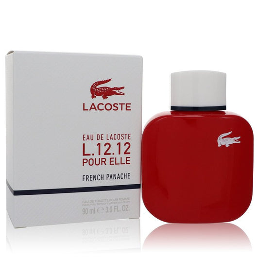 Eau De Lacoste L.12.12 Pour Elle French Panache by Lacoste Eau De Toilette Spray 3 oz for Women - Fragrance Spice