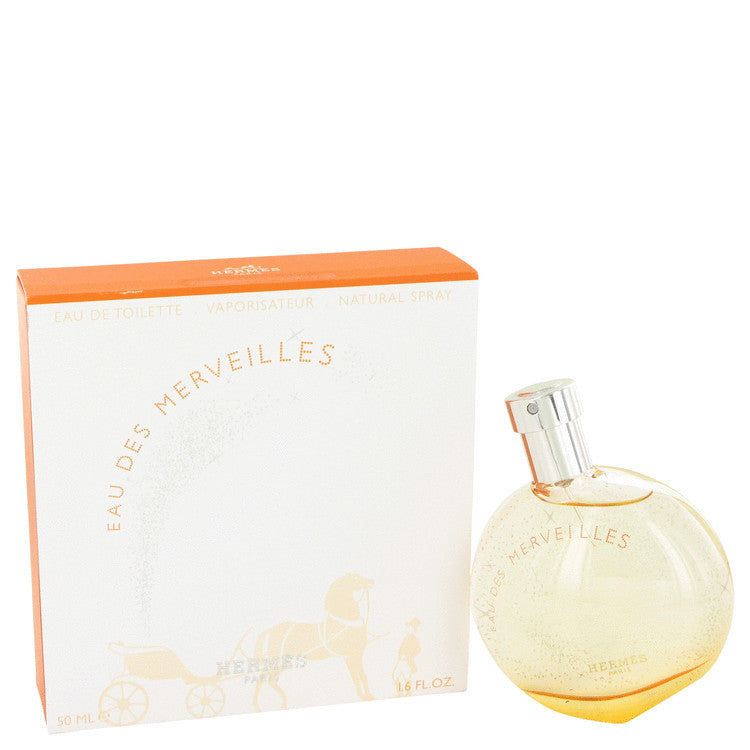 Eau Des Merveilles by Hermes Eau De Toilette Spray 1.6 oz for Women - Fragrance Spice