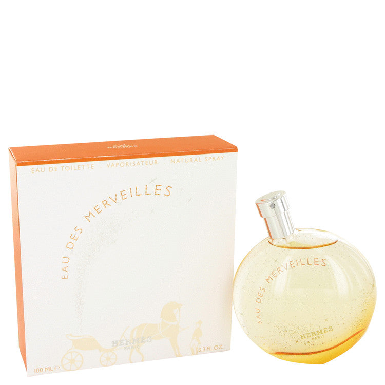 Eau Des Merveilles by Hermes Eau De Toilette Spray 3.4 oz for Women - Fragrance Spice