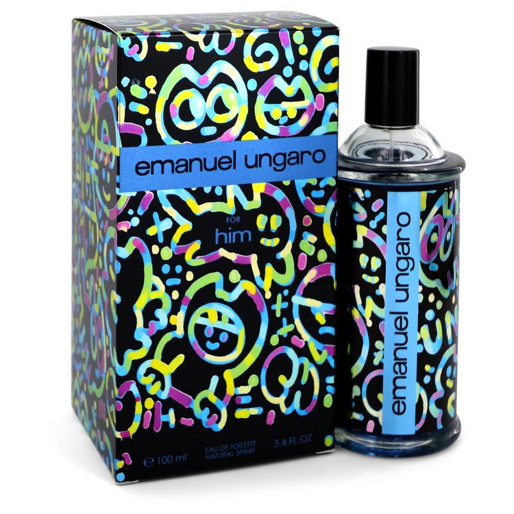 Emanuel Ungaro For Him by Ungaro Eau De Toilette Spray 3.4 oz for Men - Fragrance Spice