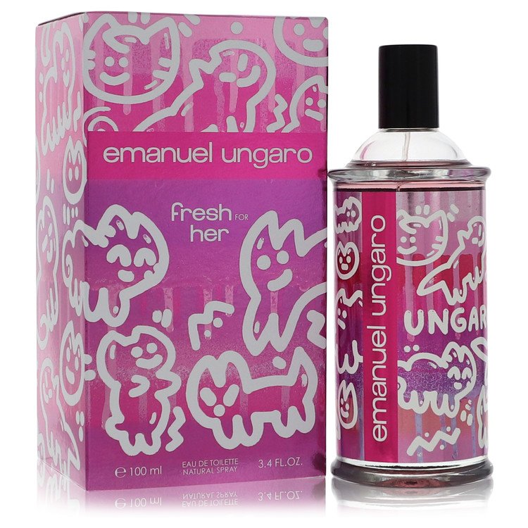 Emanuel Ungaro Fresh For Her by Ungaro Eau De Toilette Spray 3.4 oz for Women - Fragrance Spice