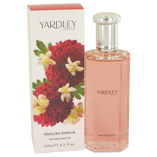 English Dahlia by Yardley London Eau De Toilette Spray 4.2 oz for Women - Fragrance Spice