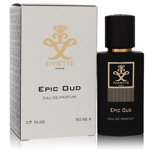 Epic Oud by Fanette Eau De Parfum Spray (Unisex) 1.7 oz for Men - Fragrance Spice