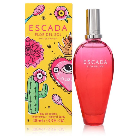Escada Flor Del Sol by Escada Eau De Toilette Spray (Limited Edition) 3.4 oz for Women - Fragrance Spice