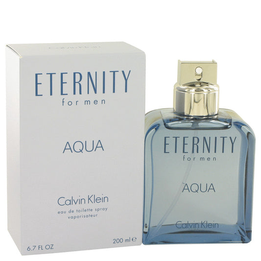 Eternity Aqua by Calvin Klein Eau De Toilette Spray 6.7 oz for Men - Fragrance Spice