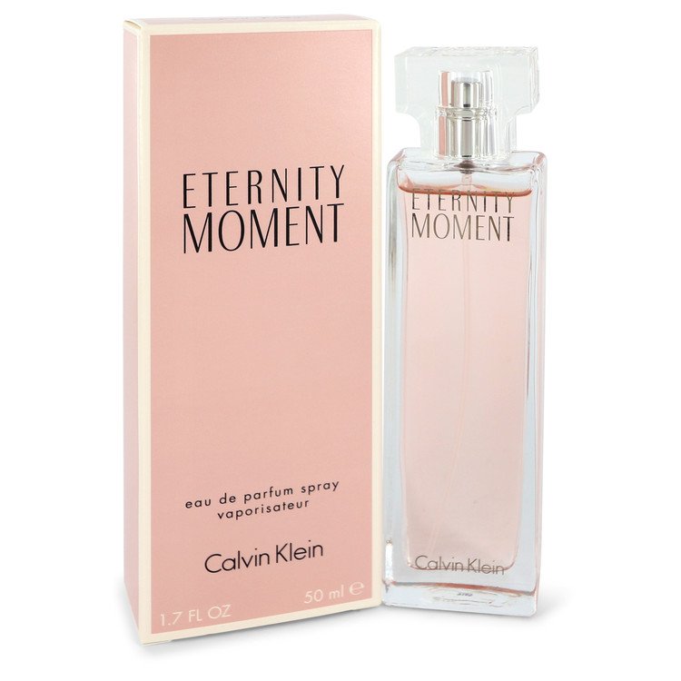 Eternity Moment by Calvin Klein Eau De Parfum Spray 1.7 oz for Women - Fragrance Spice